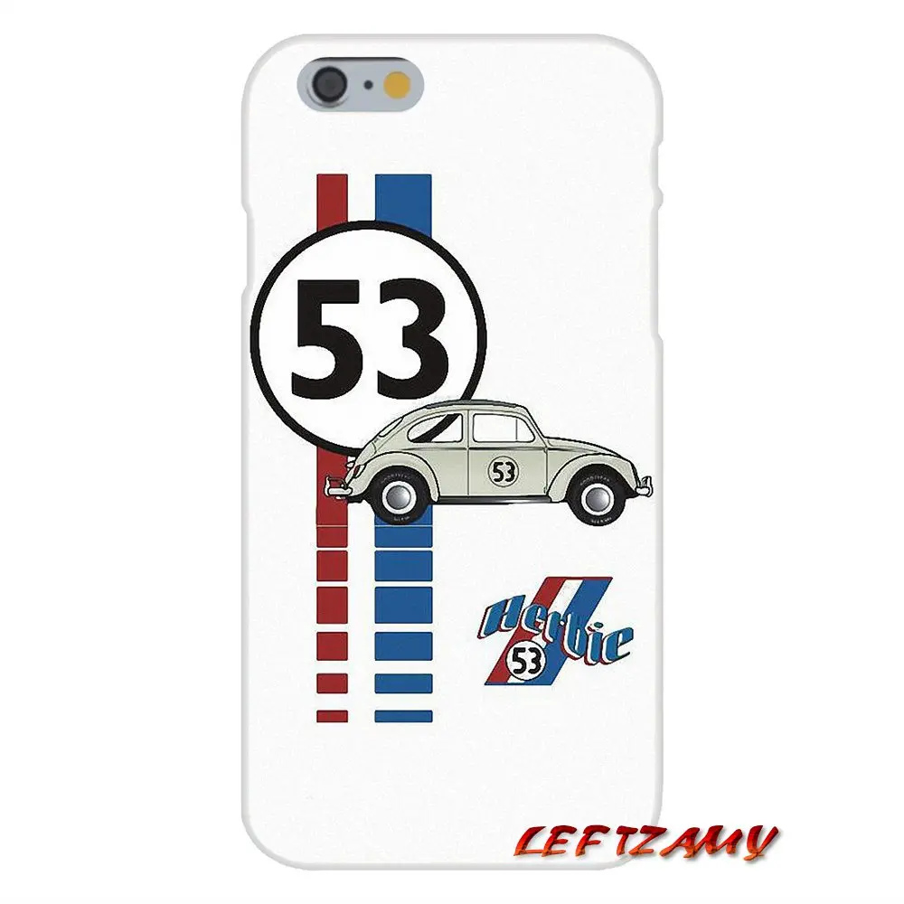 Прозрачный чехол из материала tpu сумка Herbie 53 VW жук Жук гибкий для samsung Galaxy S3 S4 S5