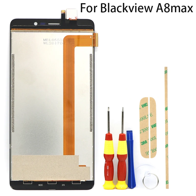 Для ЖК-дисплея и фотовспышки 5 дюйма Blackview A8 max + Бесплатные инструменты | Мобильные