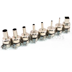 8 шт.компл., универсальная Насадка BGA для горячего воздуха SMD 852D + 850 909D серии Saike и т. д., Бесплатная доставка