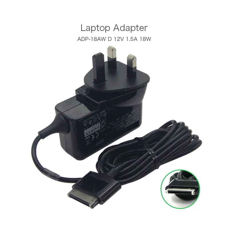 

Big Promotion ADP-18AW D 18W 12V 1.5A 30 Pin UK Tablet Charger For Lenovo IDEAPAD S1 IDEAPAD K1 ADP-18AW D 36200007 Power Cord