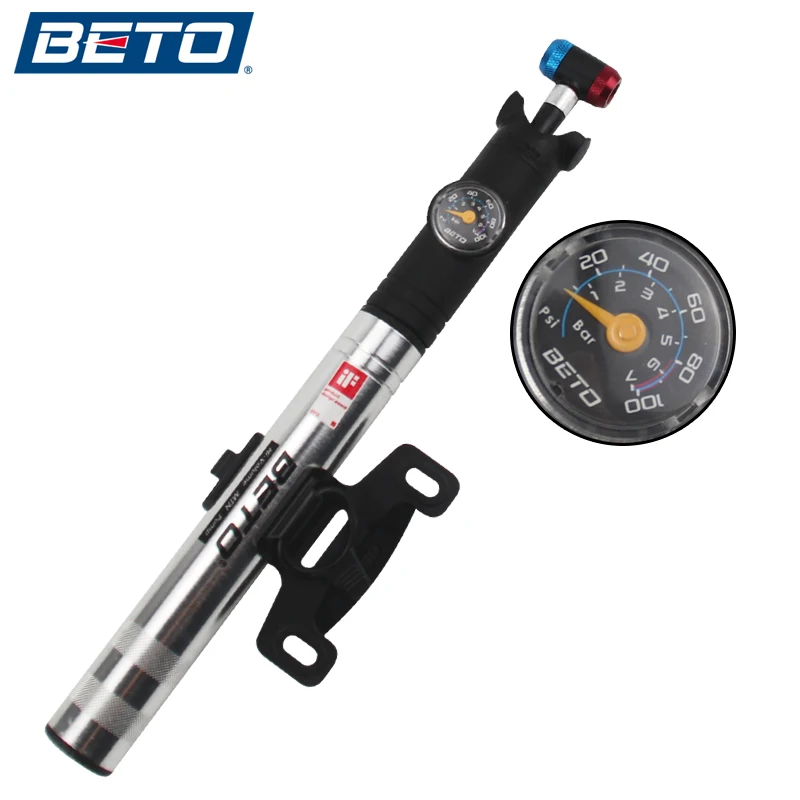 BETO велосипедный портативный мини насос ультра светильник алюминиевый сплав