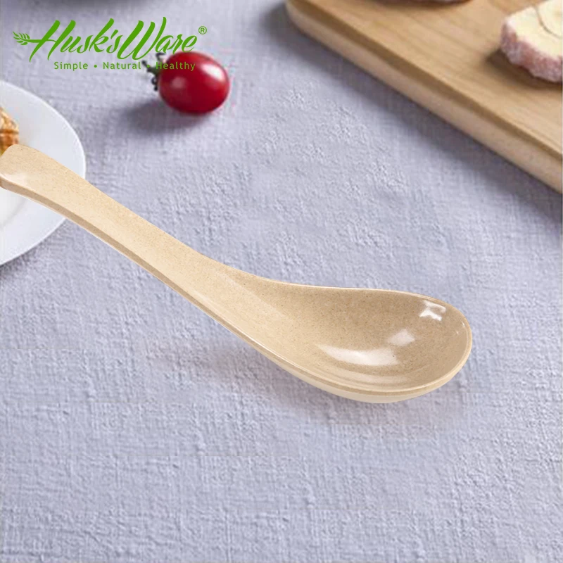HUSK'S WARE 100% натуральная рисовая шелуха китайская суповая ложка для детского