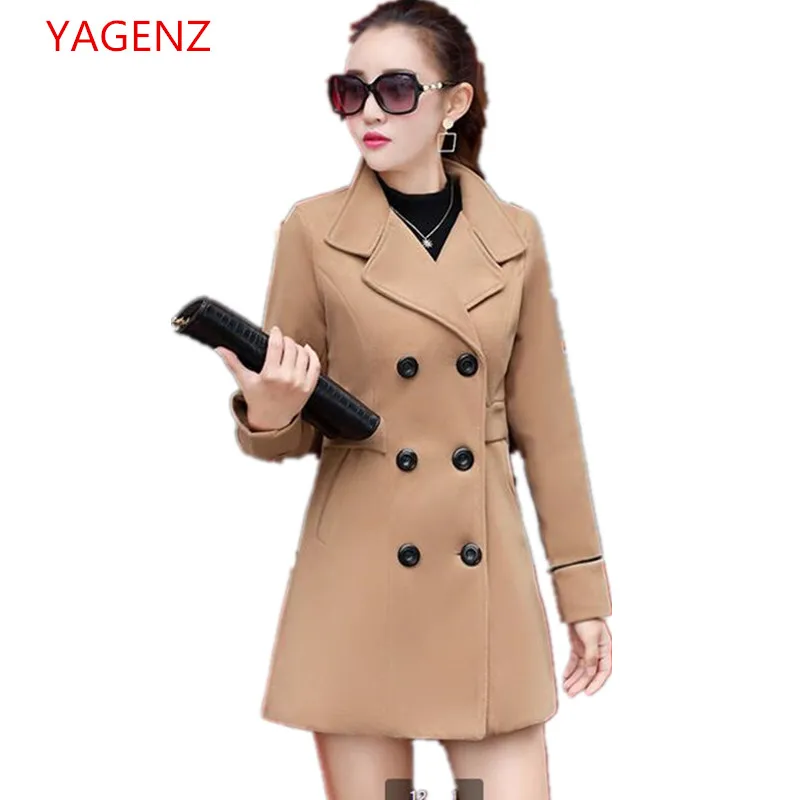 Модные женские базовые пальто Осенние Топы новая имитация Кашемирового