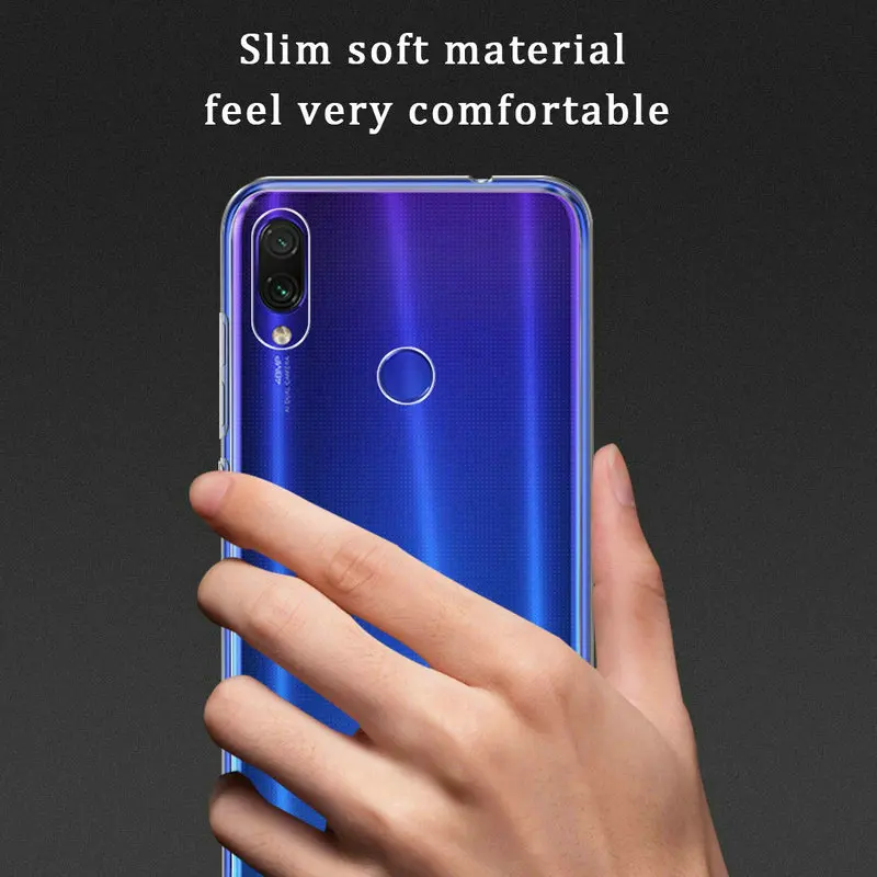 Прозрачный чехол для Xiaomi Redmi 7 Note Pro 16 ГБ 32 64 128 мягкая задняя крышка телефона&gt |