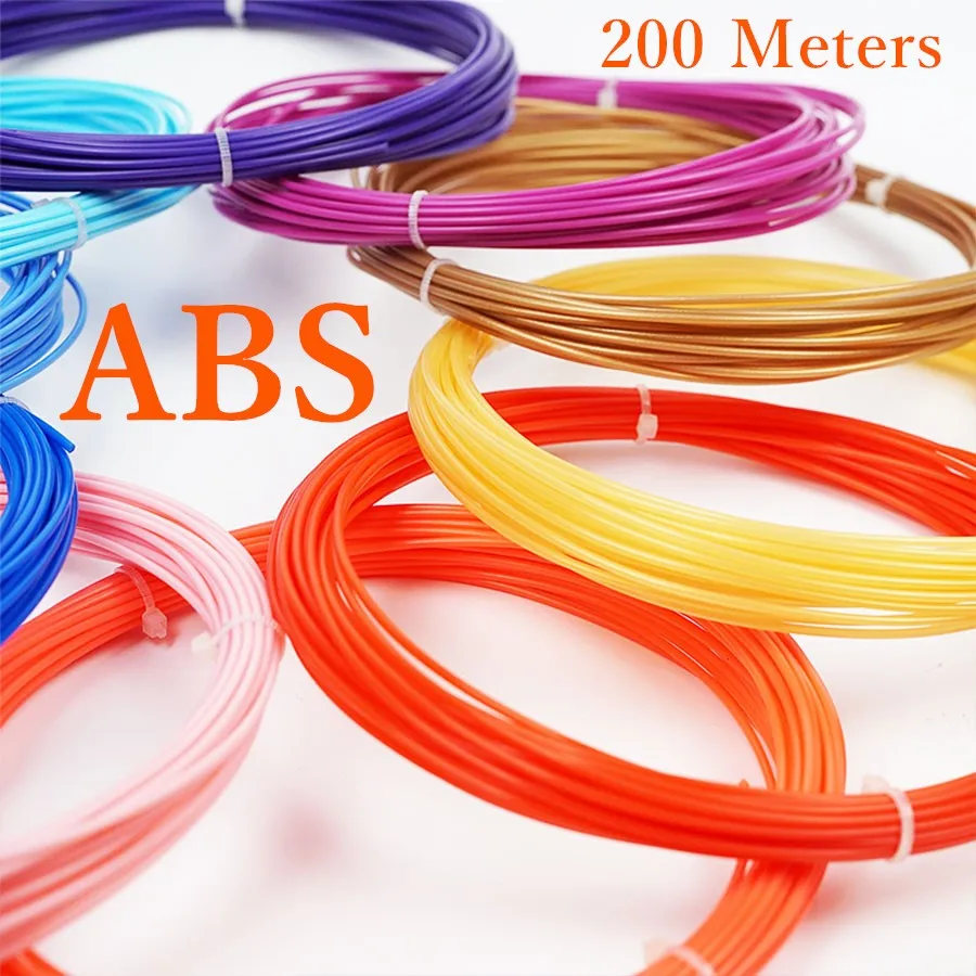 Sandipen 3d волокнонные нити ABS 1 75 мм 3D принтеры Материал s для печатная ручка 10/20 Цвета