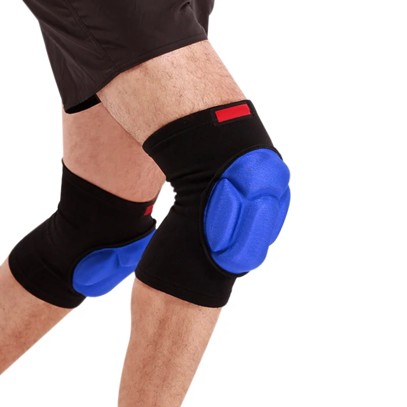 Aiboully губкой колена Поддержка анти раненых Kneepad 1 пара высокие эластичные Спорт на