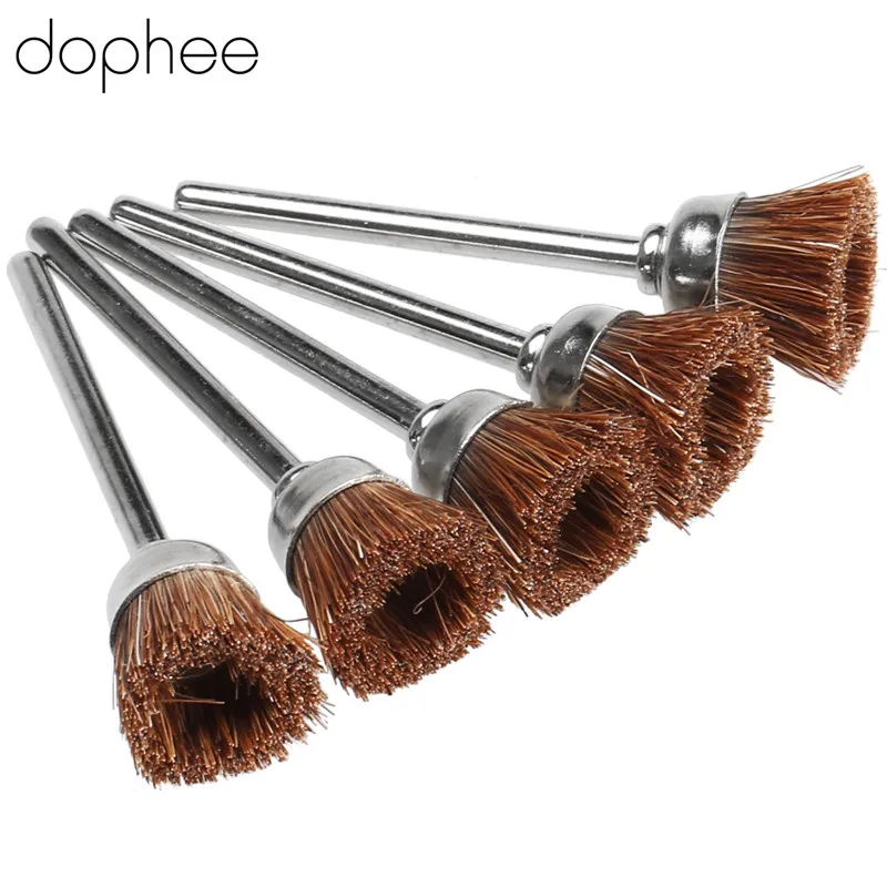Аксессуары dophe Dremel 3 мм коричневые мягкие нейлоновые полировальные чашки колеса