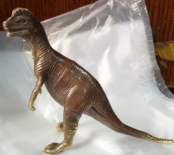 The gift of a fine bronze coffee Wild Animal Dinosaur Statue ancient China | Дом и сад
