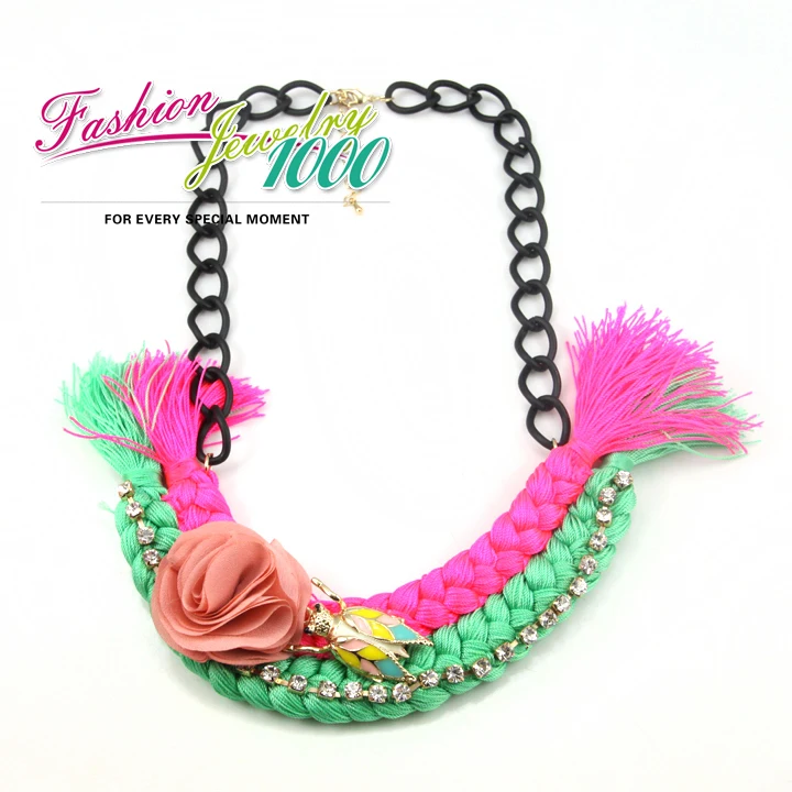 Новое поступление уникальный дизайн хлопок веревки плетеные розы насекомых