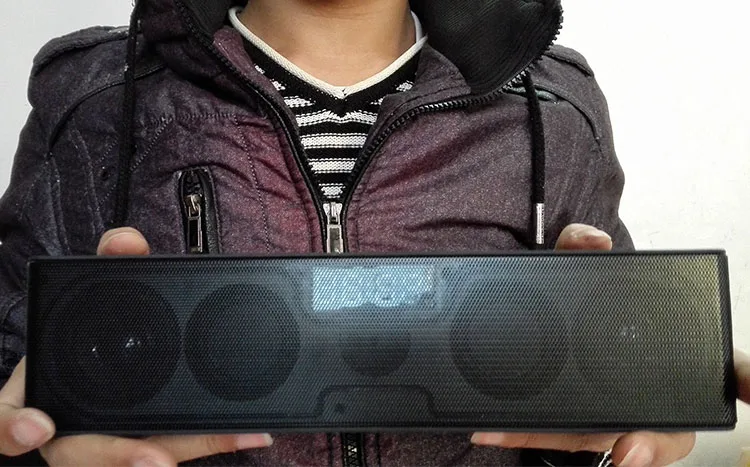 С FM антенной Bluetooth динамик беспроводной портативный стерео сабвуфер USB TF mp3 плеер