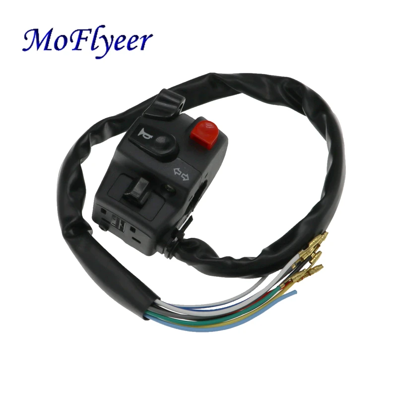 MoFlyeer 7/8 &quotпереключатель на руль мотоцикла в сборе двигатель электрический старт
