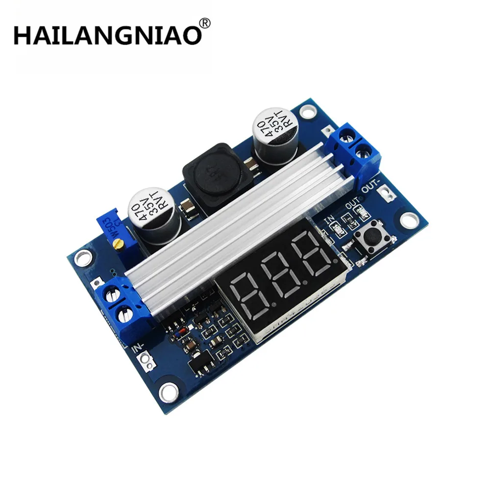 

10PCS DC DC-DC 3~35V to 3.5~35V LTC1871 Booster step up Step-up module Converter Regulated Power Supply+VoltMeter