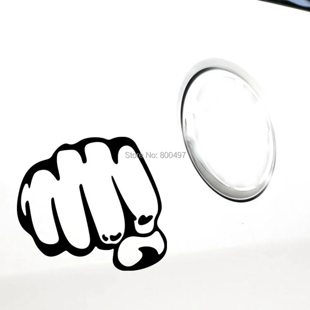 Newest Creative Fist Holding Style Car Sticker Car-covers Decals for Volkswagen BMW Benz Opel Peugeot Honda Chevrolet Renault | Автомобили