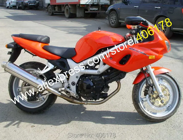 Для Suzuki SV400 SV650 98 99 00 01 02 SV 400 650 1998 2002 оранжевый ABS Кузов послепродажный набор