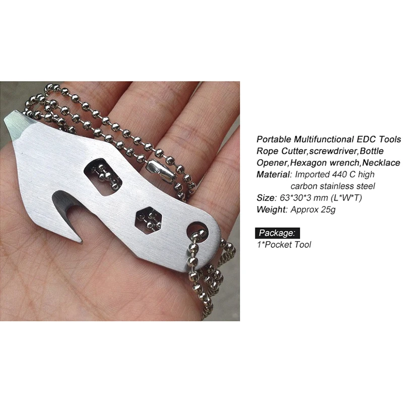 YOUGLE EDC снаряжение для выживания на открытом воздухе Многофункциональный