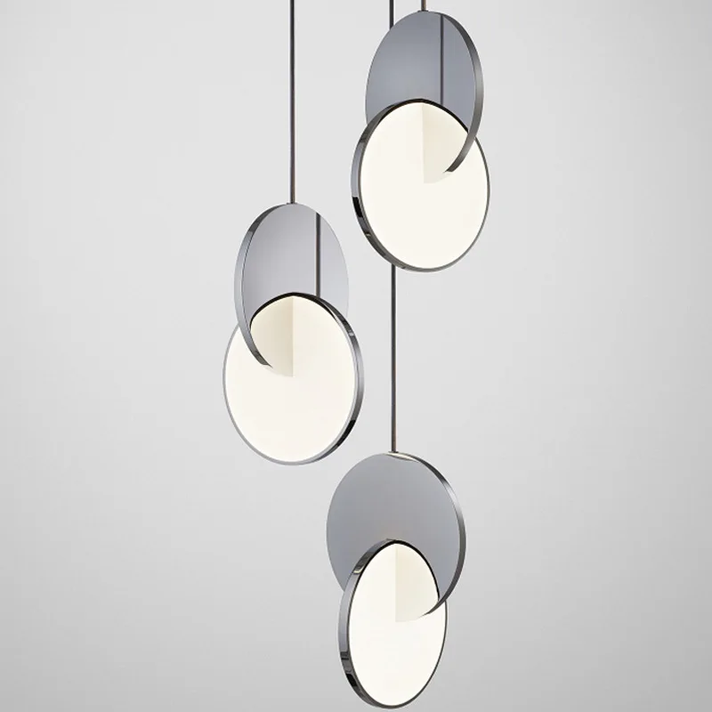 

Nordic Pendant Light Minimalist Creative Acylic Lights Bar Coffee Shop Chandelier Iron Droplight Experimental Bottle Lamp