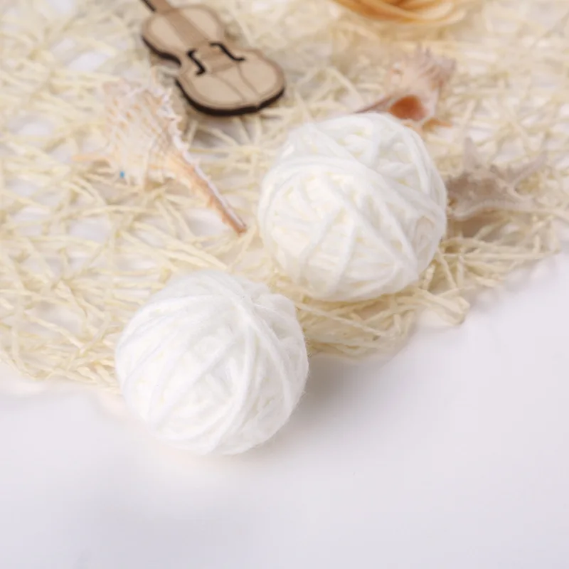 Войлочные шарики шарик из шерстяного войлока 5 см разноцветные флоковые