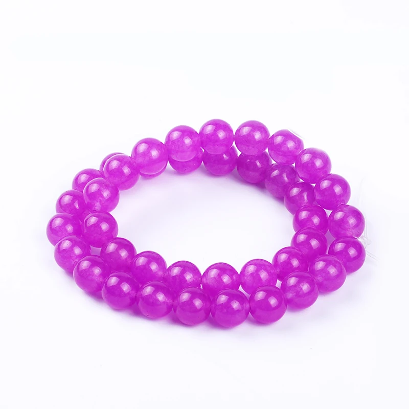 4 6 8 10 12 AAA fashion wholesale round fuchsia natural stone beads For Bracelet Necklace DIY Jewelry Making | Украшения и