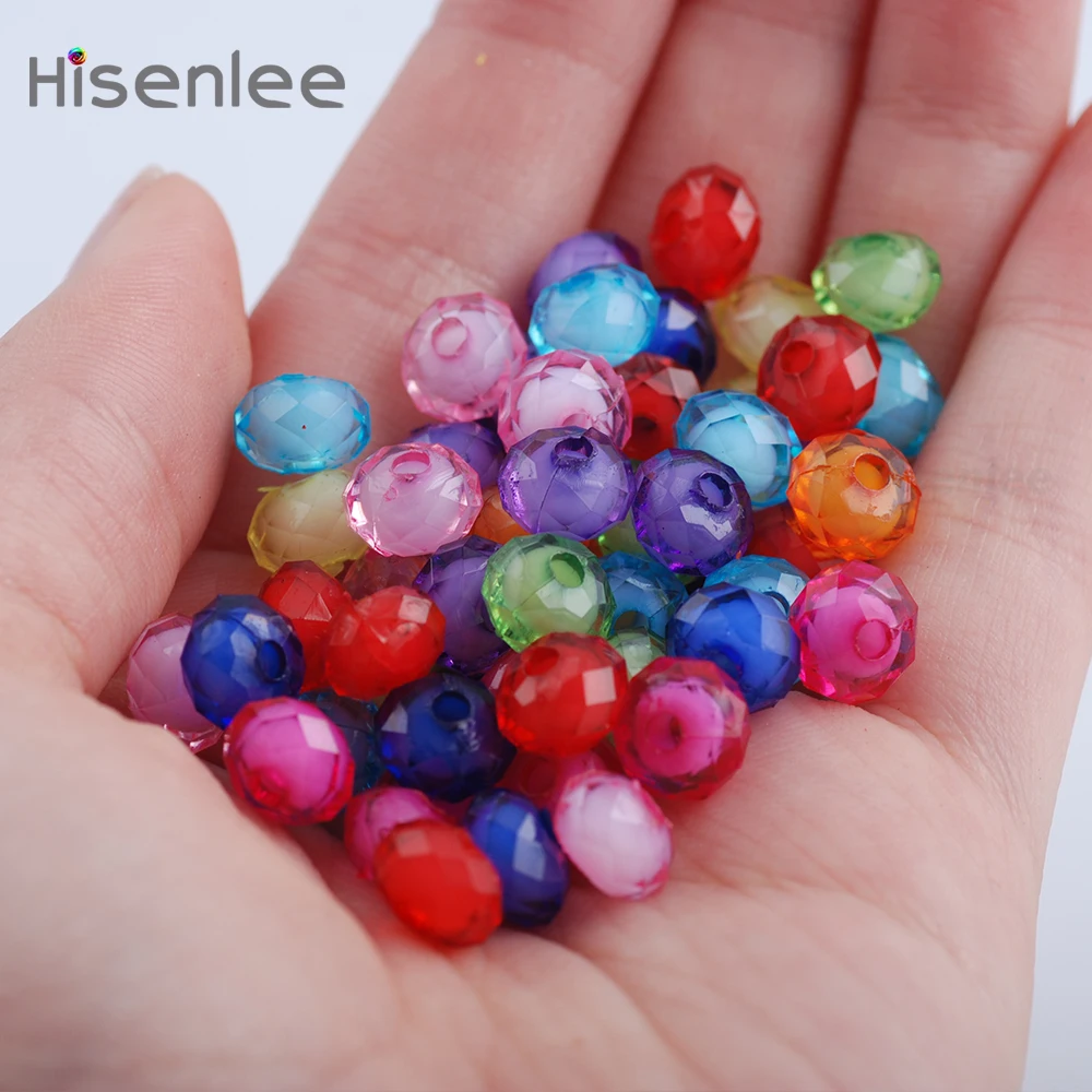 Бусины акриловые граненые 6 мм 200 шт. (38 г) | Игрушки и хобби