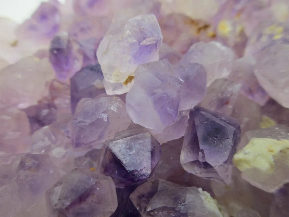 50g Natural Amethyst Skeletal Quartz Point Crystal Cluster Healing Specimen Stones Minerals Home Desk Aquarium Decor | Дом и сад