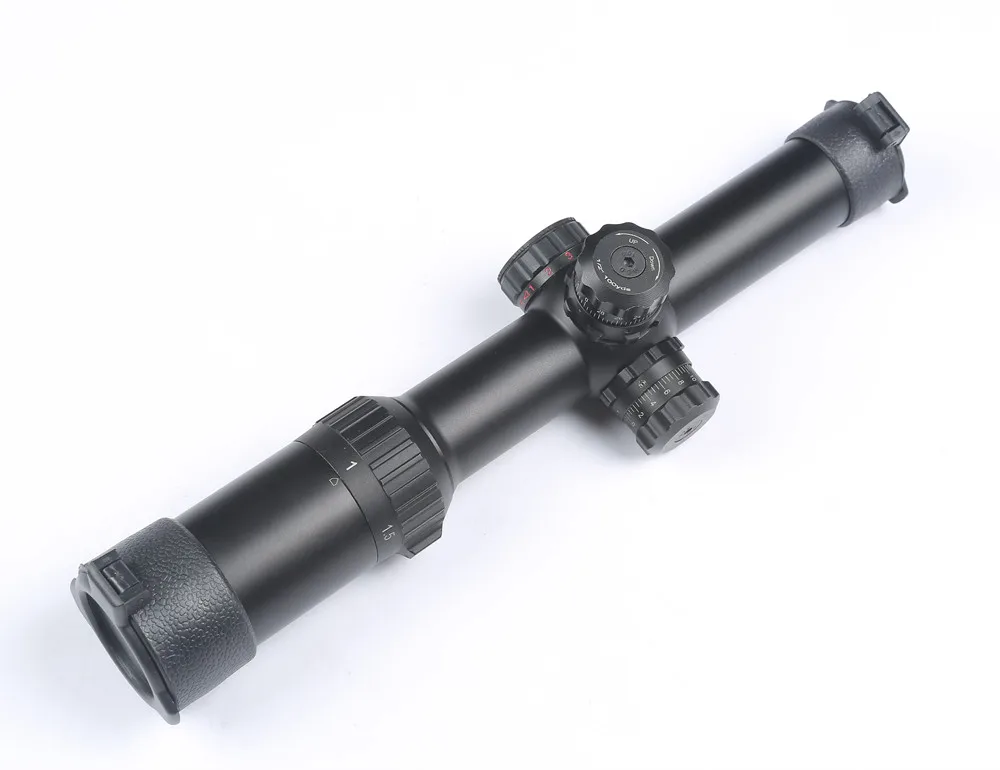 Тактический Оптический прицел 1 5X24 красный зеленый с подсветкой сетка Mil dot Riflescope