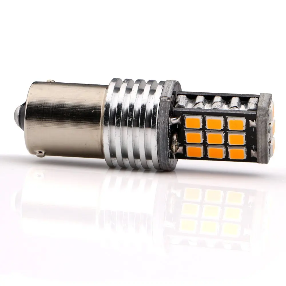 YM E-Bright 4 шт. 1156 BA15S S25 2835 21 SMD P21W поворотные сигнальные задние фонари 12 в 24 В