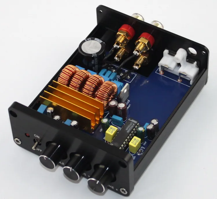 Бесплатная доставка TPA3116 + LM1036 Класс D DC18V 24V 50 мА 2x50 Вт тональный цифровой