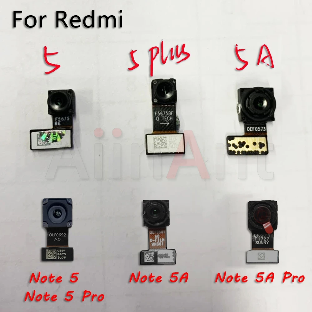 AiinAnt маленькая камера Flex для Xiaomi Redmi Note 3 3s 4 4A 5 5A 6 6A Pro глобальная фронтальная камера Flex запасные части