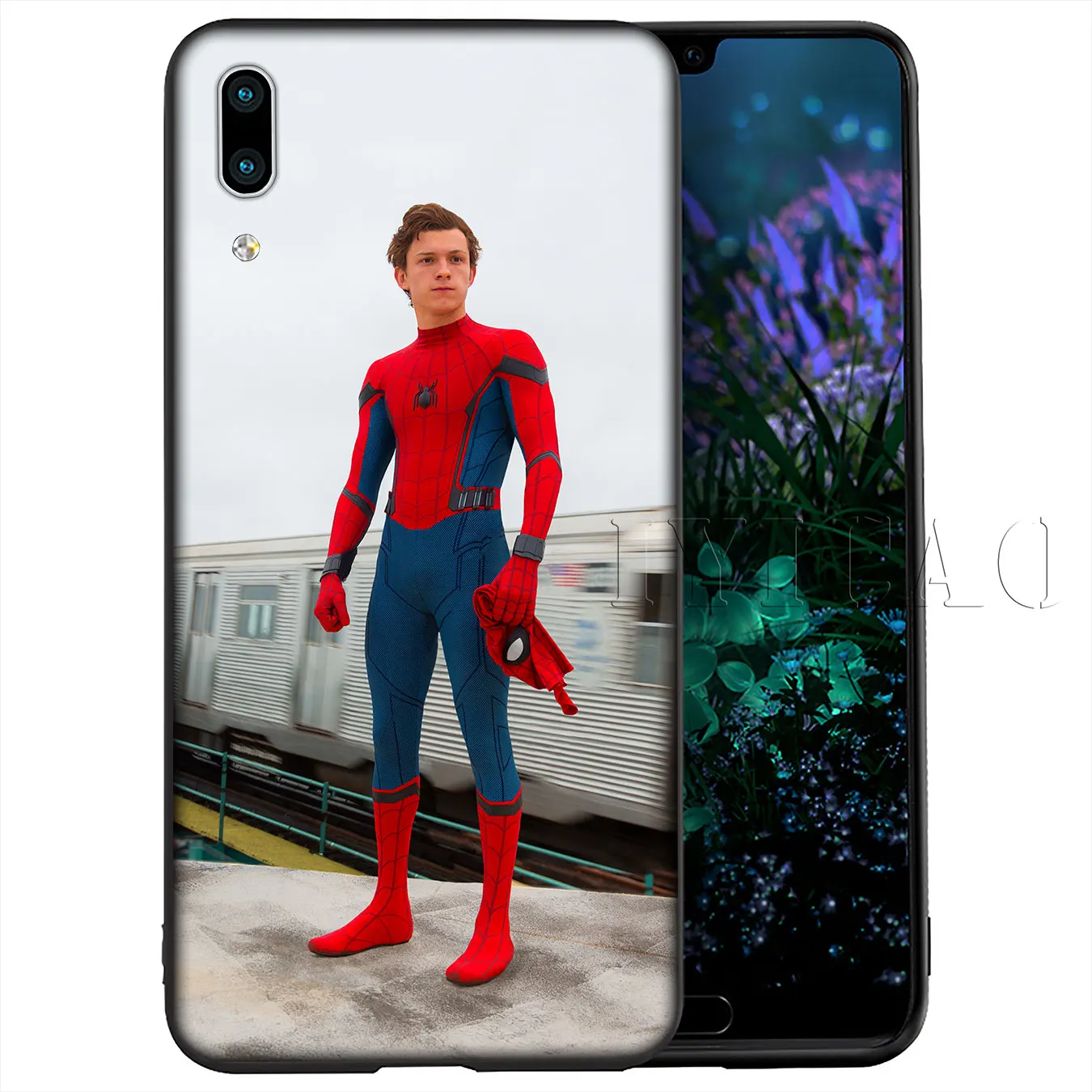 IYICAO Spider Man Marvel tom holland Soft Phone Case for Huawei Y9 Y7 Y6 Prime 2019 Honor 20 8C 8X 8 9 9X 10 Lite 7C 7X 7A Pro |