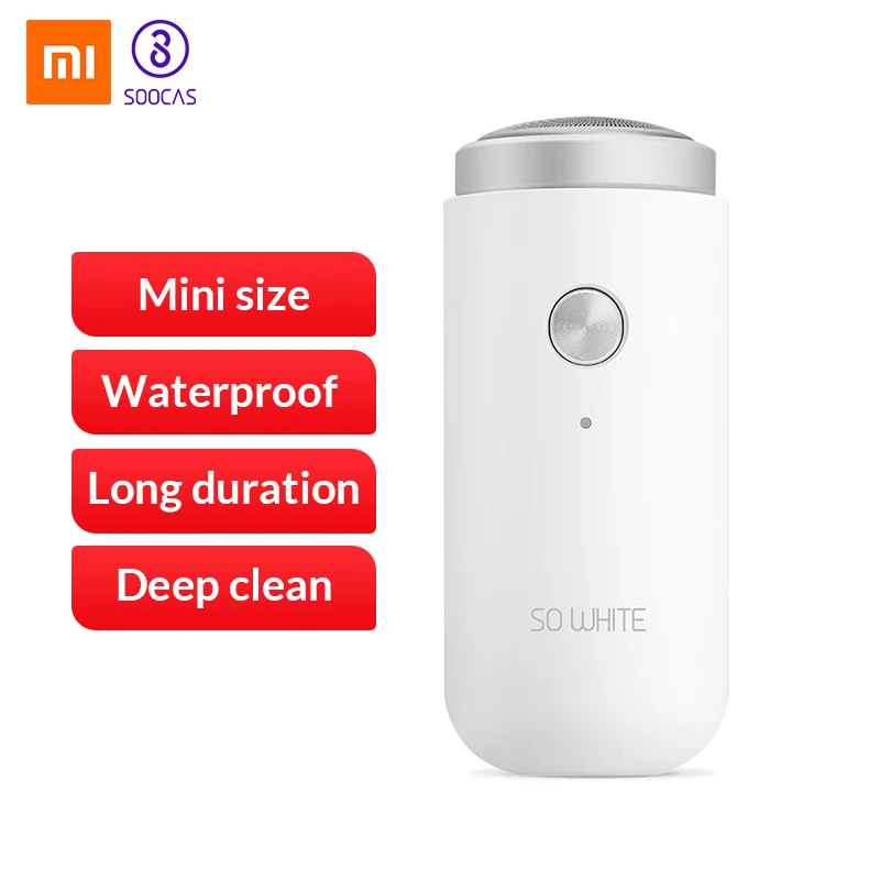 Xiaomi Mijia SO WHITE ED1 мини электробритва для мужчин портативная Мужская бритва головка