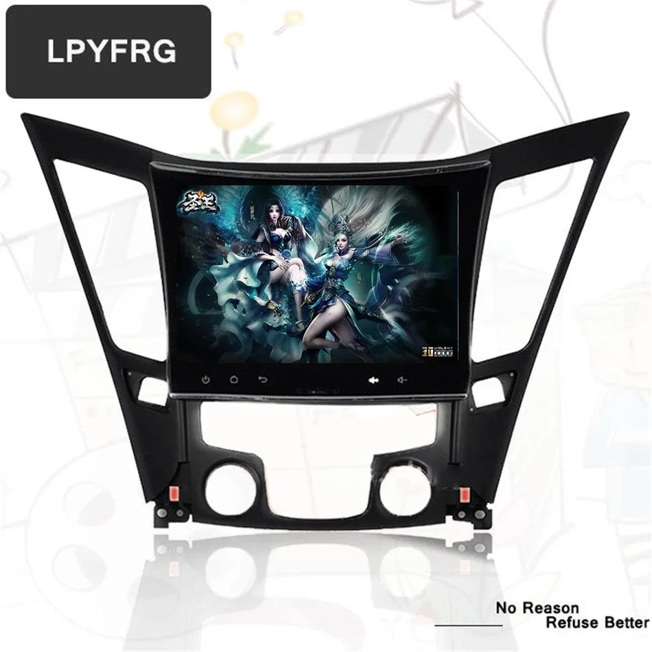 Android 10 0 автомобильный DVD плеер радио головное устройство стерео для Hyundai Sonata /i40/i45