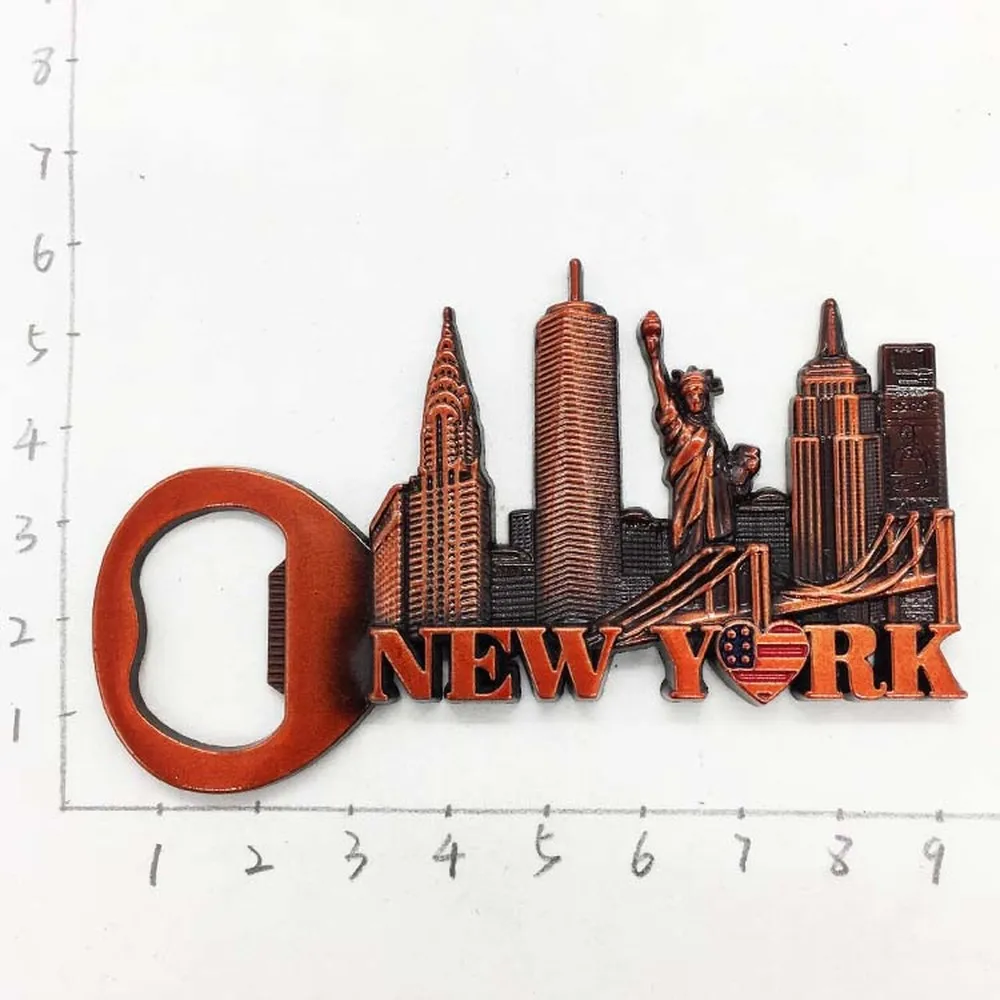 Металлическая Статуя Свободы BABELEMI США Нью Йорк торговый центр магнит на