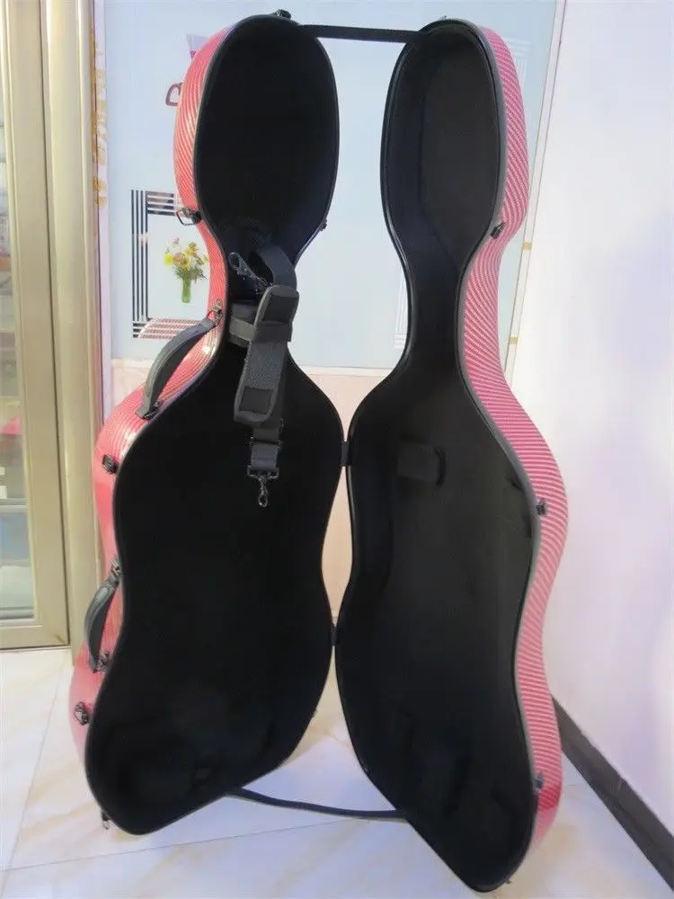 

Cello Case 4/4 Carbon Fiber light Strong Cello Box With Wheels