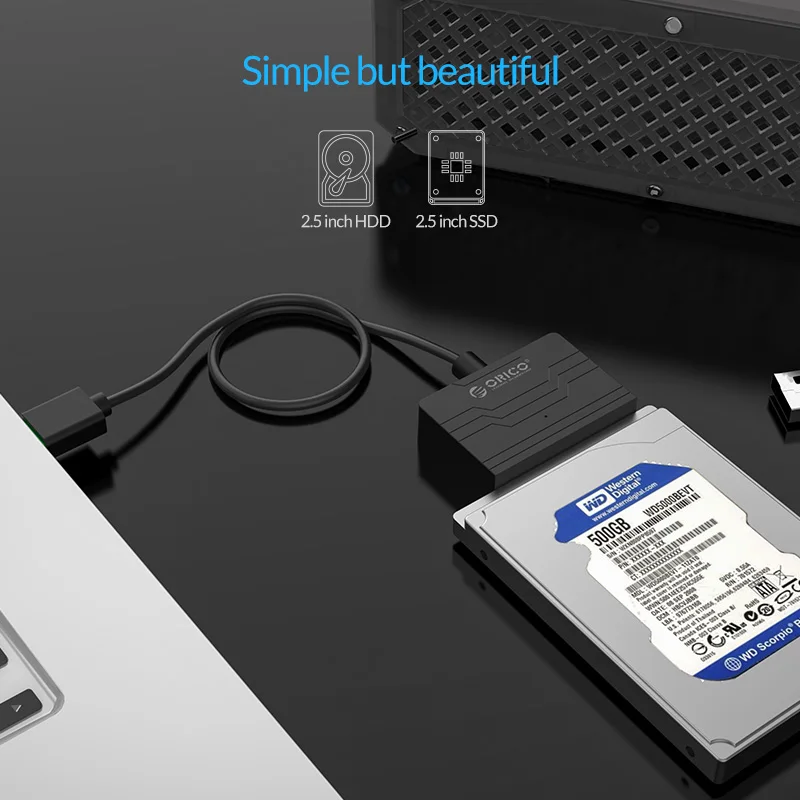 ORICO 27uts SATA адаптер USB3.0 для Жесткий диск SSD Кабель-адаптер конвертер супер Скорость
