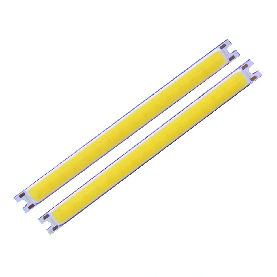 100*8 мм COB LED Bar Light s Chip On Board 5W 12V источник светильник Bulb DC12V для DIY Auto lamp Work Decor ing 10