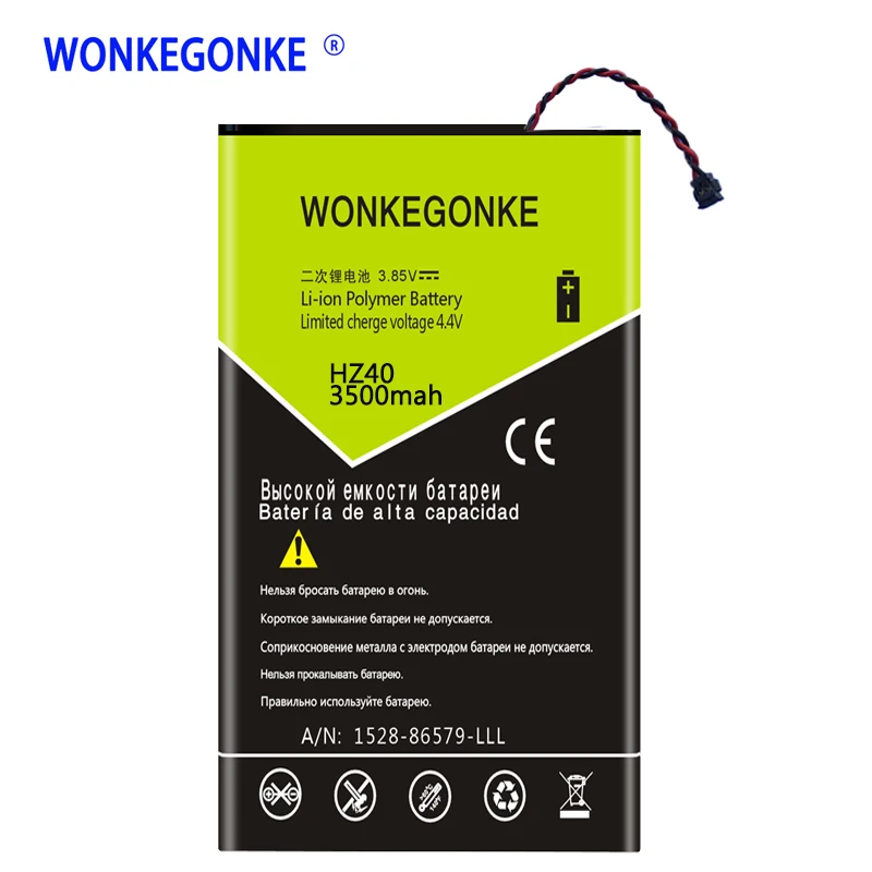 WONKEGONKE HZ40 батарея для Motorola MOTO Z2 Play XT1710-08 XT1710 батареи