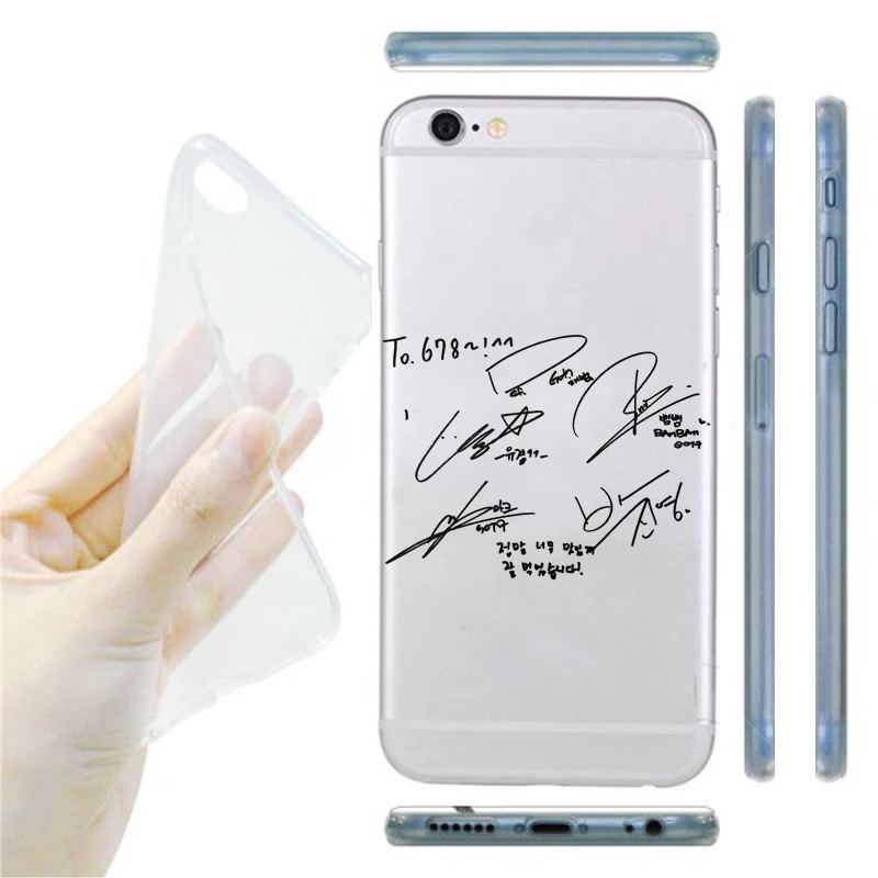 BZWGL got7 фирменный чехол для телефона iPhone 5S 6 7 8 Plus X tpu прозрачный мягкий samsung s7 s8 edge|case