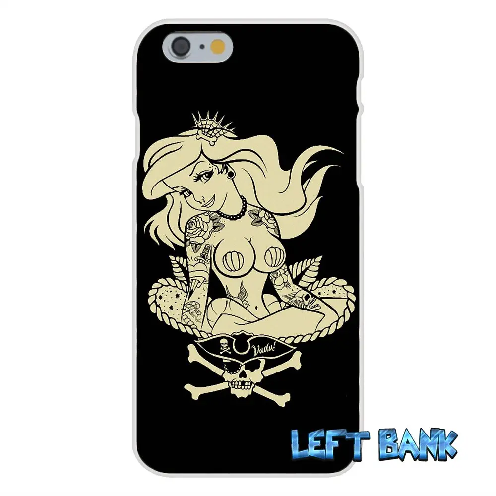 Тату девушка Алиса Ариэль Мягкий Силиконовый ТПУ Прозрачный чехол для Samsung Galaxy Note