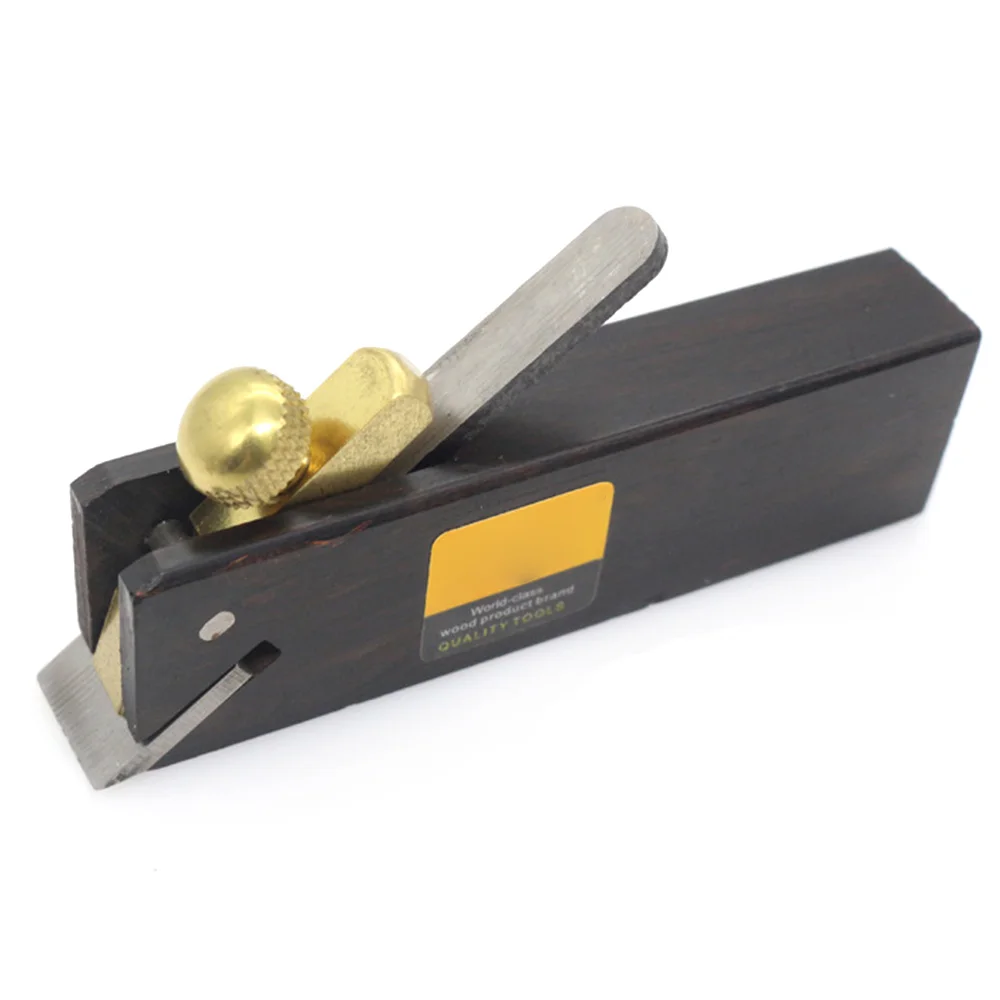 Черный мини-деревянный ручной самолет, Легко управляемый деревообрабатывающий инструмент из черного дерева, прочный угловой плоскостной инструмент, инструмент для скрипки, Плотницкий инструмент