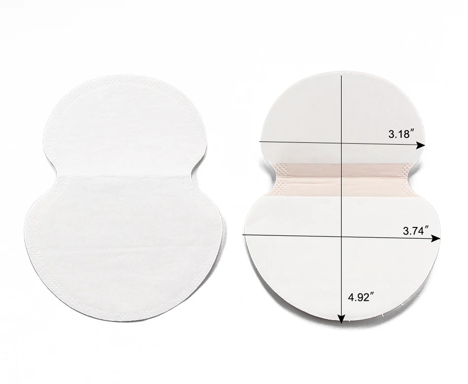 50 шт., 25 упаковок, одноразовые впитывающие подмышечные подушечки для защиты от пота, дезодоранты, Подмышечные подушечки для пота, летние подмышечные подушечки для пота