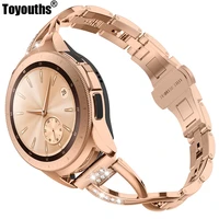 women rhinestone strap for samsung galaxy watch 42mm replacement smart watch bands for samsung watch galaxy active 20mm