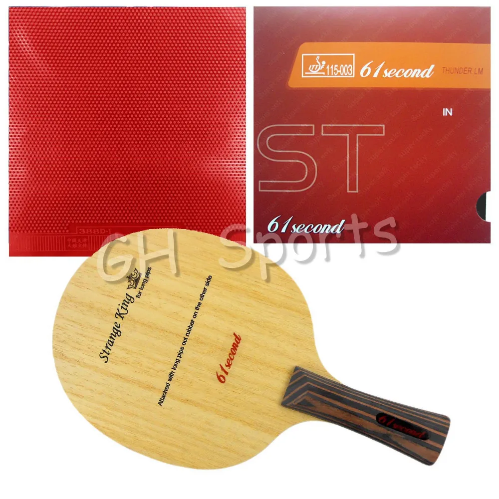 Pro Table Tennis PingPong Combo Racket 61second Strange King with LM ST and Dawei 388D-1 a free Cover Long shakehand FL | Спорт и