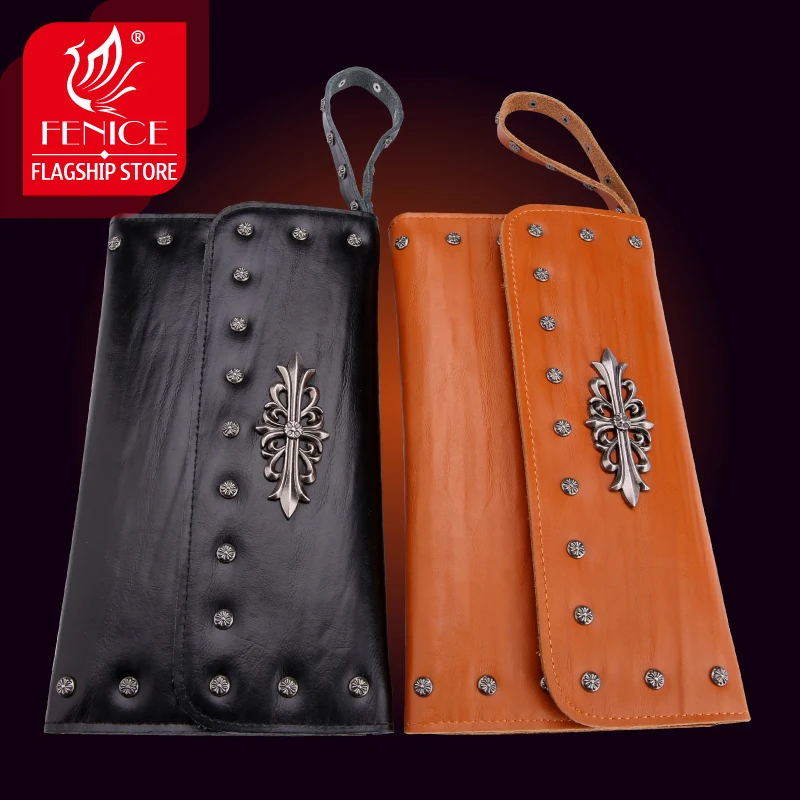 Парикмахерские Сумки из искусственной кожи чехол для ножниц и шерсти домашних