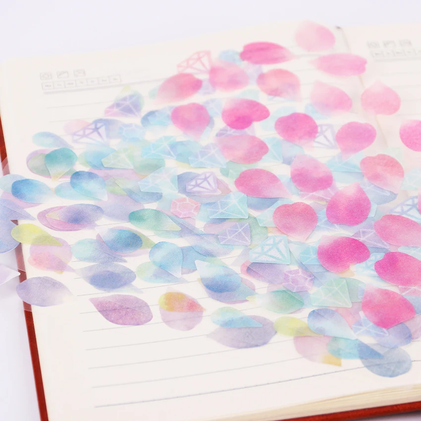 1 шт. Милые Лепестки сезона алмазная декоративная наклейка капля дождя дневник