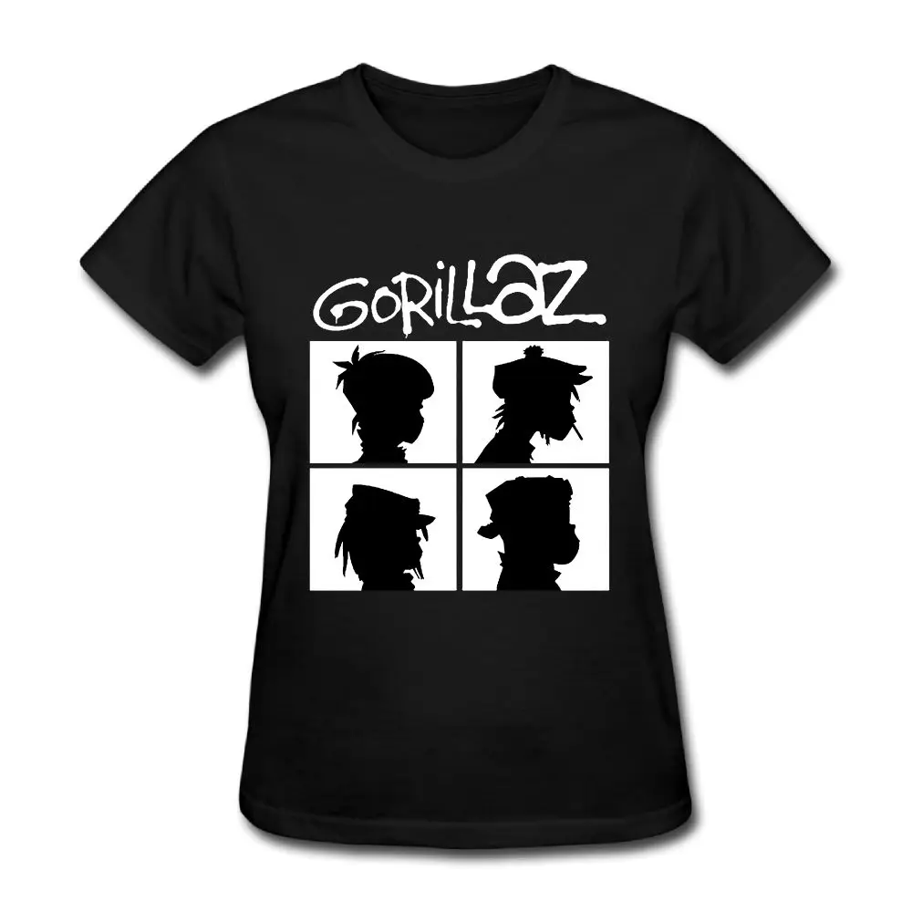 Женские футболки с 3d принтом SAMCUSTOM Gorillaz забавные повседневные женские Топы Harajuku
