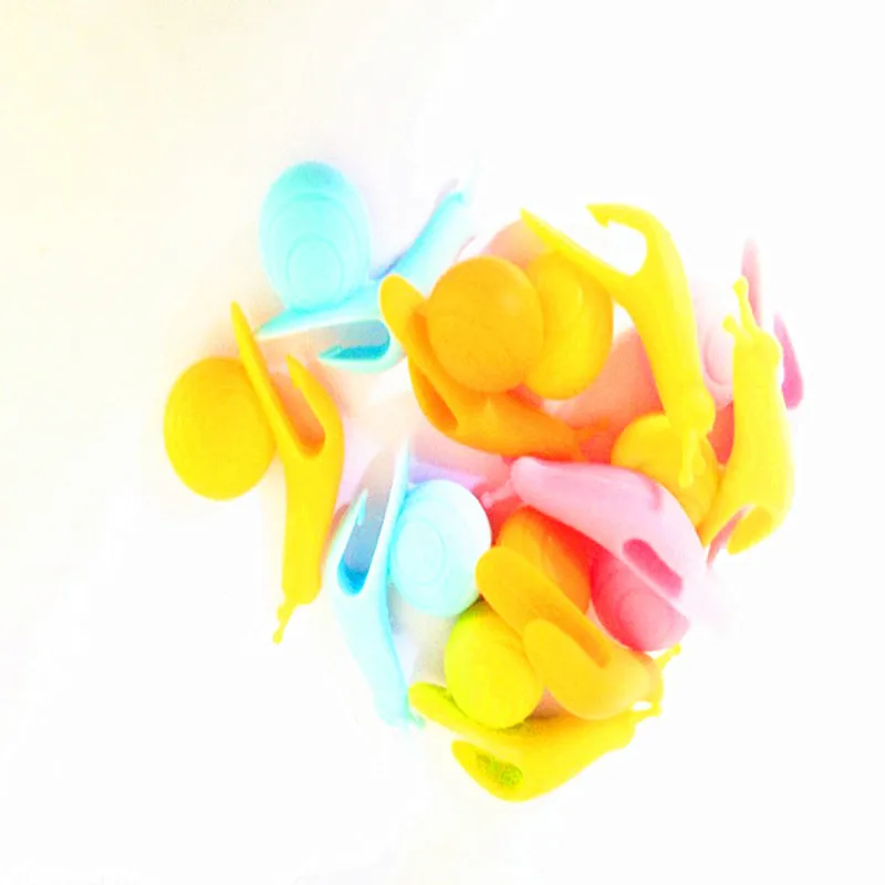 5 шт. изысканный Улитка Форма силиконовые Чай держатель мешка кружка конфеты