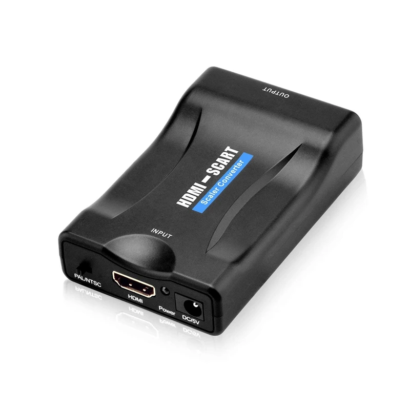 HDMI в SCART конвертер вход выход Композитный видео HD стерео аудио адаптер 720p / 1080p для