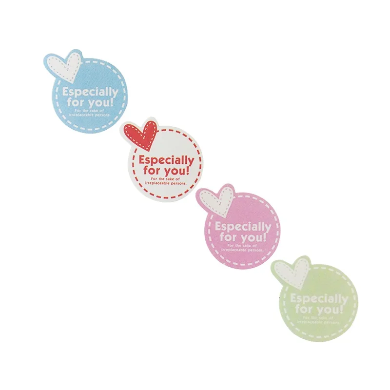 1000 шт. &quotспециально для вас&quot Сердце липкая клейкая этикетка выпечки посылка