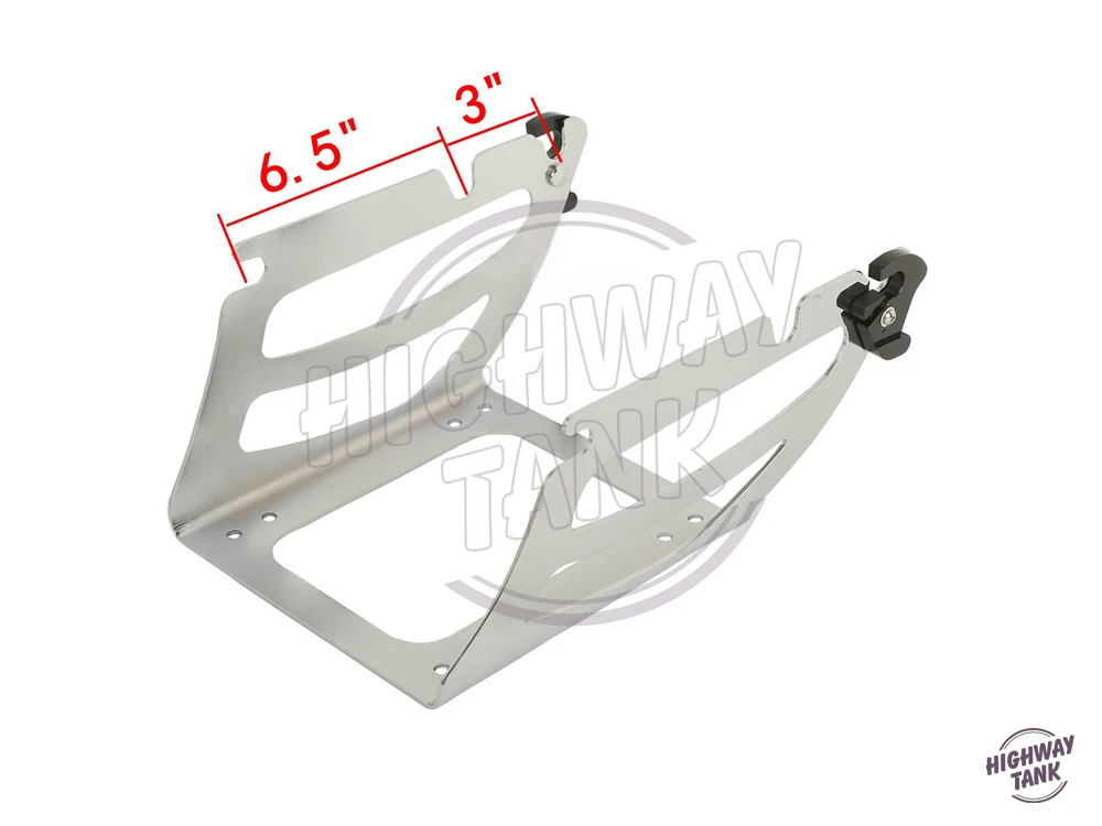 Хромированный чехол для мотоцикла Solo Tour Pak с креплением путешествий и багажной