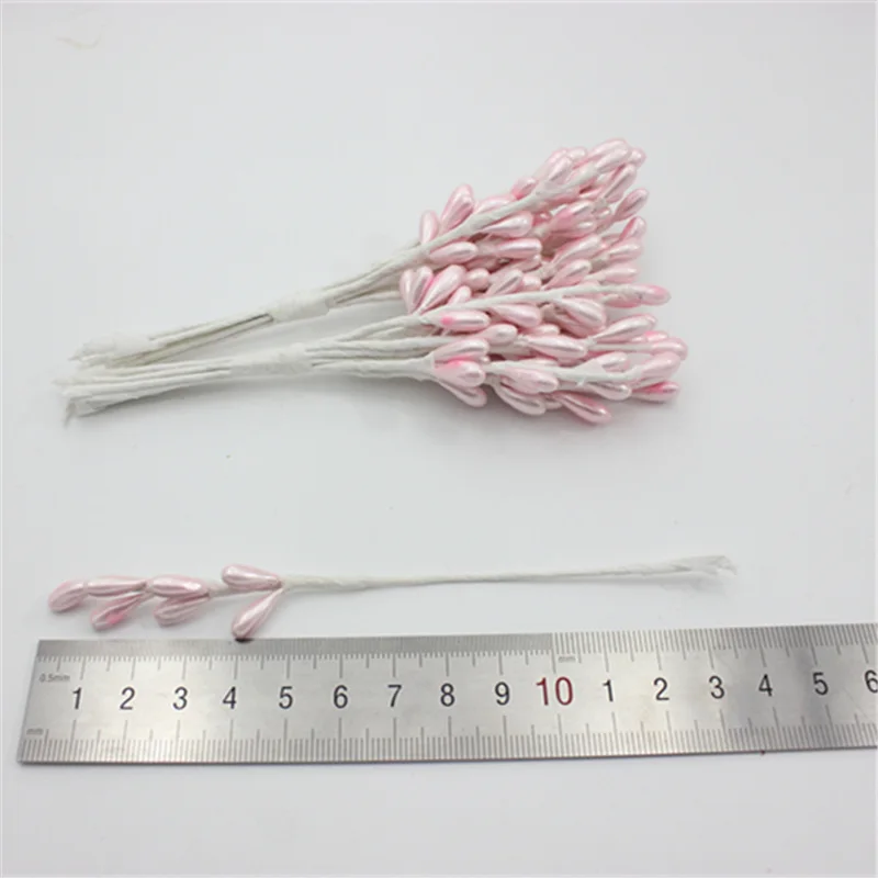 13 см 10 шт. искусственных жемчужных бусин цветочные тычинки мини-ягоды свадебный